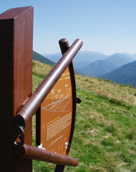 Vue sur la valle d'Oust